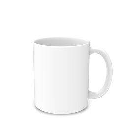 Keramiktasse weiß "Seidenmatt"  