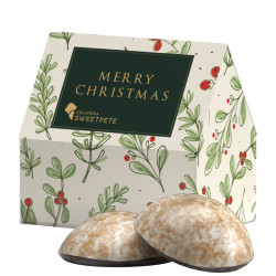 Lebkuchen "Haus" WEISS 4er Lebkuchen Mini