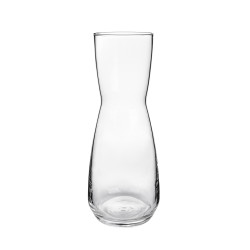 Karaffe mit schwarzem Deckel Karaffe mit schwarzem Deckel