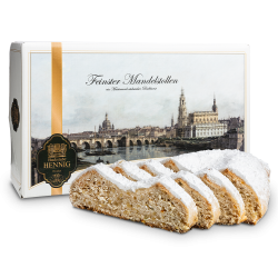 500g Edler Mandelstollen im Geschenkkarton