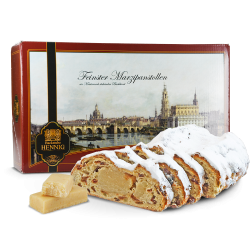 1000g Edler Marzipanstollen im Geschenkkarton 1000g Edler Marzipanstollen im Geschenkkarton