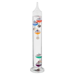 GALI Galileo Thermometer Glas 28cm GALI Galileo Thermometer Glas 28cm