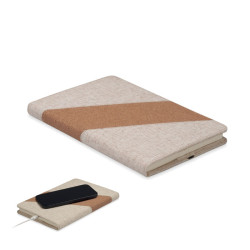 CORTONA A5-Notizbuch mit 15W-Ladegerät CORTONA A5-Notizbuch mit 15W-Ladegerät