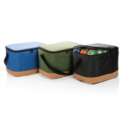 Impact AWARE™ XL RPET Two-Tone Kühltasche mit Korkdetail Impact AWARE™ XL RPET Two-Tone Kühltasche mit Korkdetail