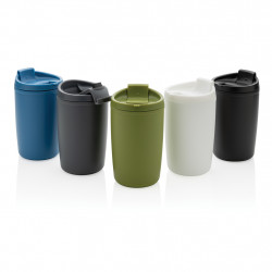 GRS recycelter PP-Becher mit Flip-Deckel GRS recycelter PP-Becher mit Flip-Deckel