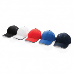 Impact AWARE™ 280gr Brushed rCotton 6 Panel Kontrast-Cap Impact AWARE™ 280gr Brushed rCotton 6 Panel Kontrast-Cap