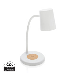 Zenara 15W Schreibtischlampe aus RCS rec. Plastik & Kork Zenara 15W Schreibtischlampe aus RCS rec. Plastik & Kork