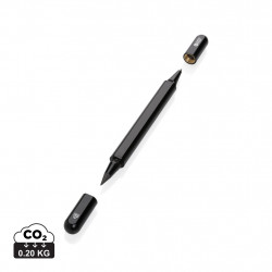 Swiss Peak Storm Dual-Tip-Pen aus RCS recyceltem Aluminum Swiss Peak Storm Dual-Tip-Pen aus RCS recyceltem Aluminum