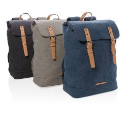 Canvas Laptop-Rucksack, PVC-frei