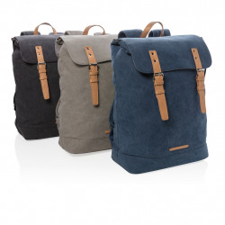 Canvas Laptop-Rucksack, PVC-frei Canvas Laptop-Rucksack, PVC-frei
