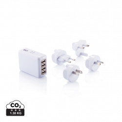 Reiseadapter mit 4fachem USB Anschluss Reiseadapter mit 4fachem USB Anschluss