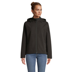 RACE HOODED WOMEN RACE DAMEN-KAPUZENJACKE