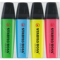 STABILO BOSS ORIGINAL 4er-Set Leuchtmarkierer STABILO BOSS ORIGINAL 4er-Set Leuchtmarkierer