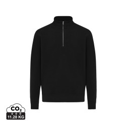IQONIQ Elgon Quarter-Zip-Sweater aus rec. Baumwolle