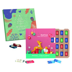 Täfelchen Adventskalender Eco Graspapier