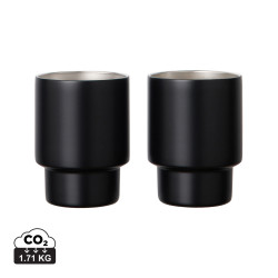 VINGA Nagano RCS recycelte Edelstahlbecher, 2er-Set