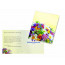 Klappkärtchen Bunte Blumenwelt, bunte Blumenmischung