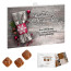 Werbeeinleger für Adventskalender mit individualisierbarem Standardmotiv