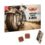 Adventskalender mit 1 - 24 personalisierten Schoko-Formen