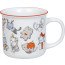 Könitz Porzellan Lovely Cats Christmas Tasse KC971 zusätzlich veredelbar