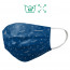 Wiederverwendbare Sublimations-Maske mit elastischen Bändern