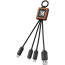 SCX.design C19 20W Easy to Use Kabel aus Holz mit Leuchtlogo
