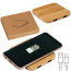 Wireless Charger aus Bambus mit 2 USB Hubs ROMAN