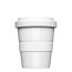 Kaffebecher "Coffee2Go-Becher Mini", mit glatter oder geriffelter Siliconbanderole