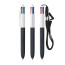 BIC® 4 Colours® Wood Style with Lanyard