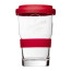 Smoothieglas "Smoothie2Go" mit glatter Siliconbanderloe