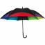 Automatik Regenschirm in Regenbogefarben