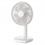 Wiederaufladbarer Ventilator mit Licht REEVES-DESKSTREAM, weiß