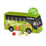 3D Adventskalender "Bus", Fairtrade® Schokolade, Papier-Inlay
