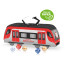 3D Adventskalender "Bahn", Lindt Minis, Inlay aus Papier