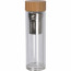 Vakuum Borosilikat Glasflasche mit Teesieb, 420ml