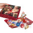 Werbekartonage mit 6 Lindt Lindor, Lindt Weihnachtsmann