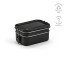 Tintoretto Lunchbox recycelter Edelstahl, 1240 ml. Mit seitliche Verschlussklammern