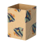 Individueller Pappschuber aus Kraftpapier CreaSleeve Kraft 411, natur