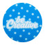 RPET Mauspad CreaFelt Cursor Round, weiß