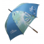 individueller Regenschirm CreaRain Eight RPET, weiß