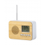 Radio-Tischuhr Bordio, natur