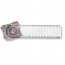 LASTA Lineal mit Lupe/Winkelmesser