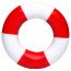 Schnabels® PVC Schwimmring, gestreift, für Quietsche-Enten