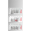 3-Monats-Kalender Maxi Light 3 international inkl. 4C-Druck