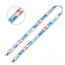 Sublimation Lanyard mit 2 Metallkarabinern