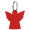 Schlüsselanhänger "Engel", standard-rot