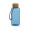 Trinkflasche "Natural", 1,0 l, inkl. Strap, transparent-blau, blau