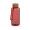 Trinkflasche "Natural", 1,0 l, inkl. Strap, transparent-rot, rot
