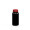 Trinkflasche "Refresh", 400 ml, schwarz, rot
