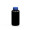 Trinkflasche "Refresh", 700 ml, schwarz, blau